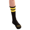 chaussettes gym noir jaune