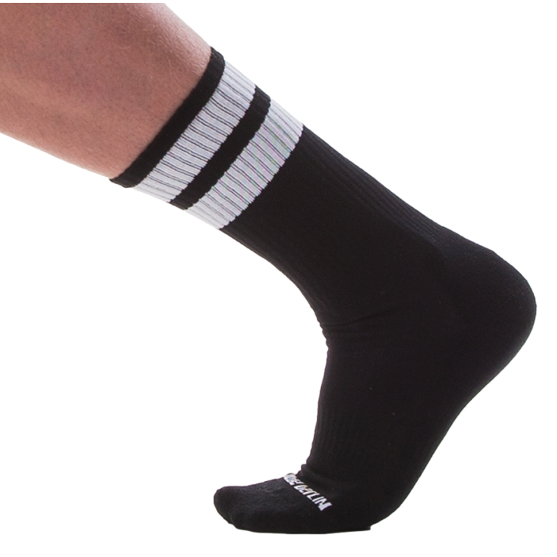 chaussettes gym socks noir blanc 1