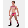 chaussettes gym socks noir rose fluo 4