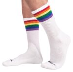 chaussettes gym socks rainbow