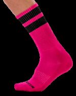 chaussettes gym socks rose noir