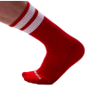 chaussettes gym socks rouge blanc 1
