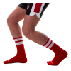 chaussettes gym socks rouge blanc