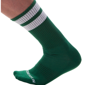 chaussettes gym socks vert blanc