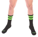 chaussettes gym socks vert fluo
