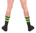 chaussettes gym socks vert fluo 2