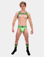chaussettes gym socks vert fluo 3
