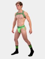 chaussettes gym socks vert fluo 4