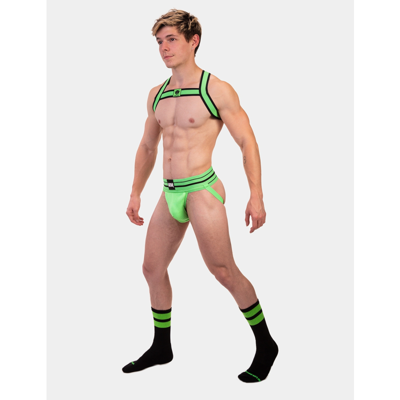 chaussettes gym socks vert fluo 4