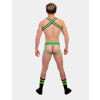 chaussettes gym socks vert fluo 5