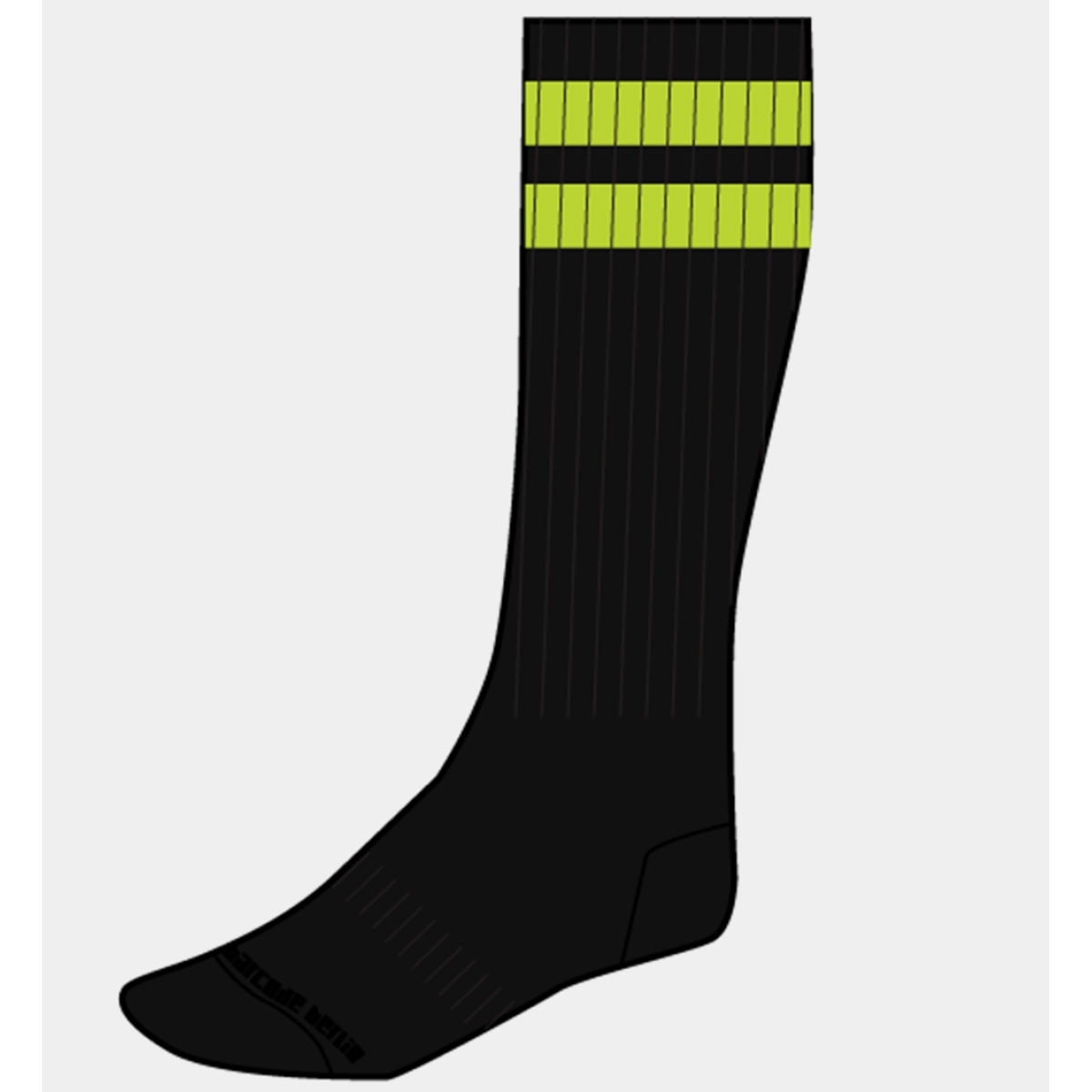 chaussettes gym socks vert fluo 6