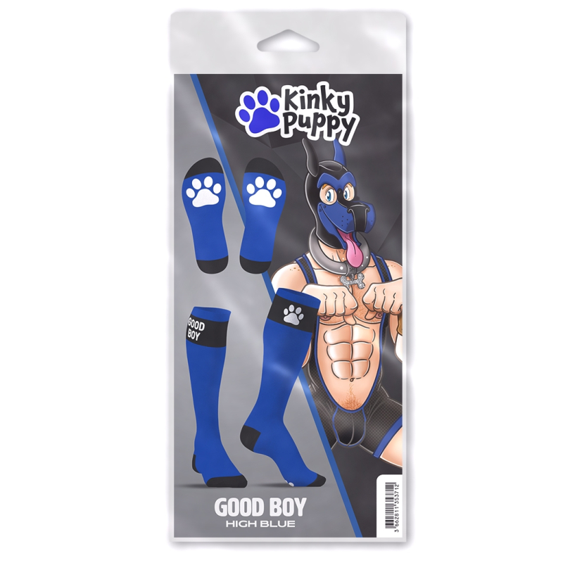 chaussettes hautes big good boy bleues 2