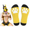 chaussettes hautes big good boy jaunes 1