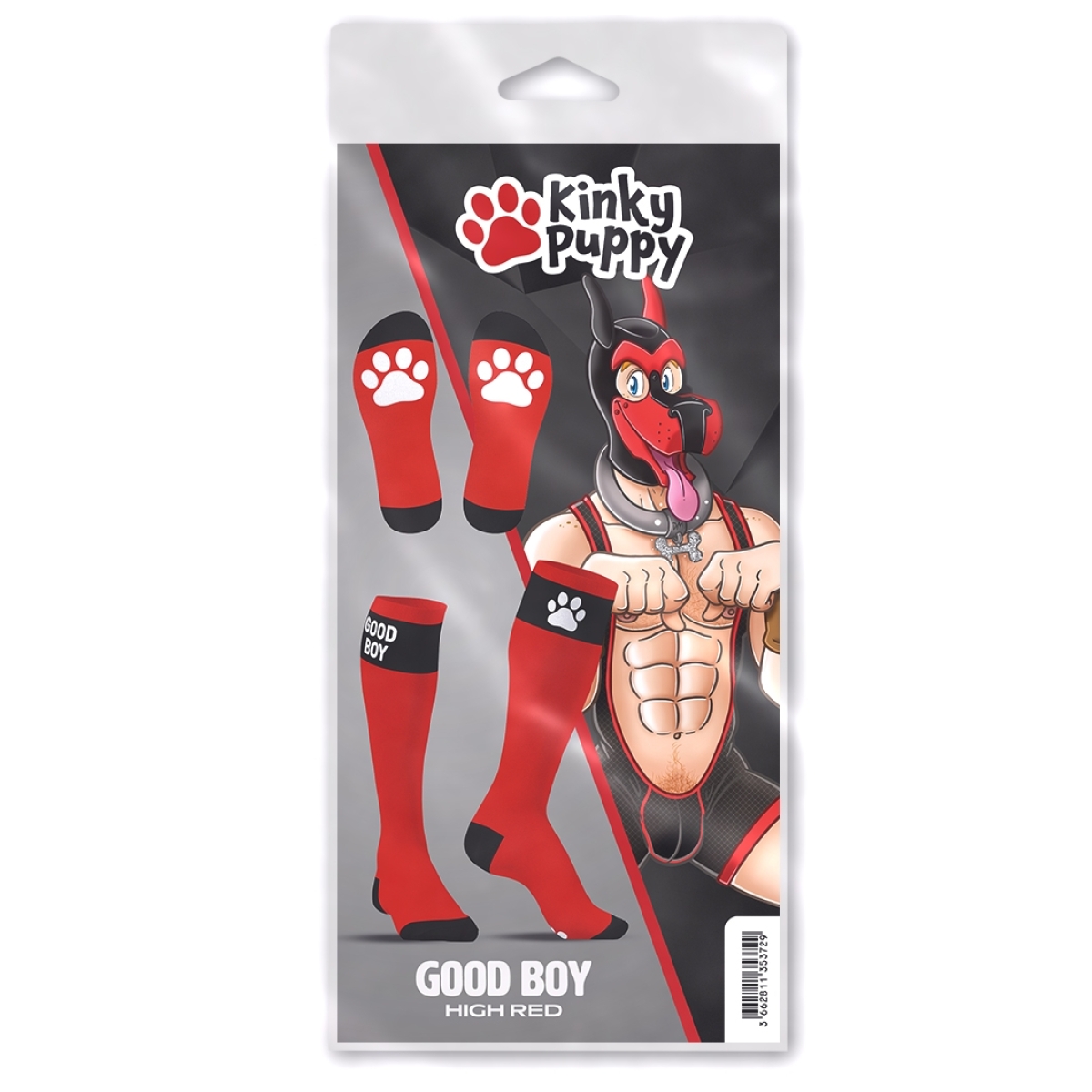 chaussettes hautes big good boy rouges 2