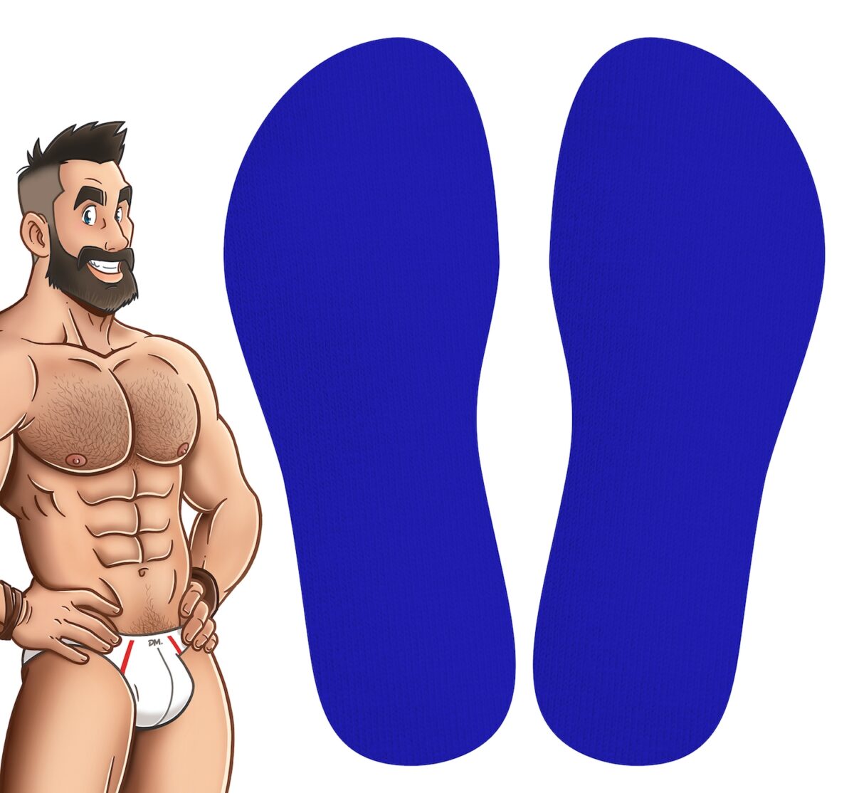 chaussettes hautes colors sneakxx bleues 2