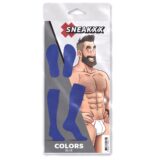 chaussettes hautes colors sneakxx bleues 3