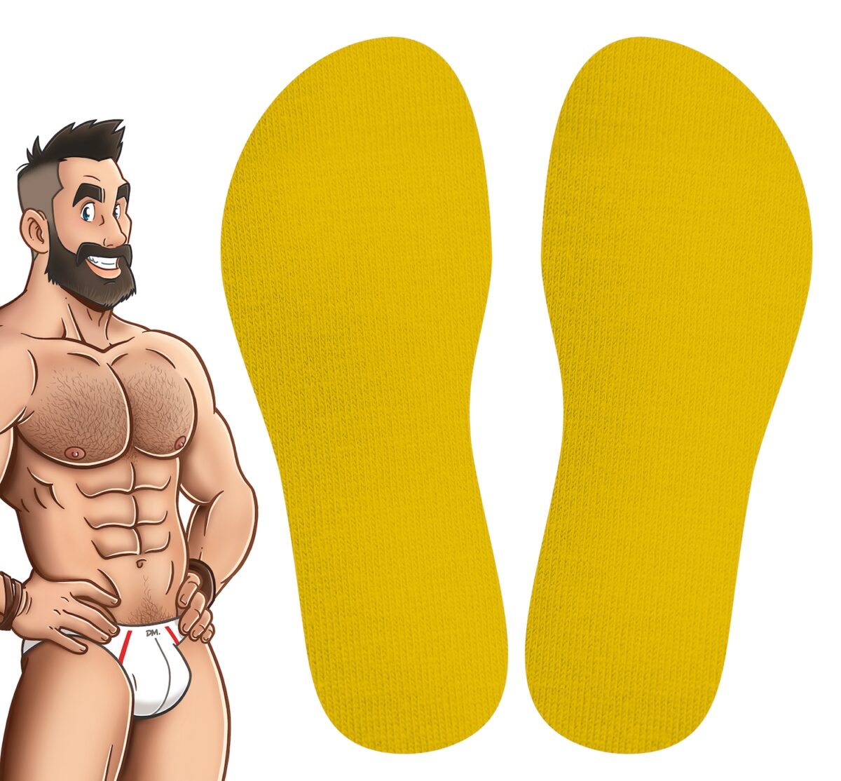 chaussettes hautes colors sneakxx jaunes 2