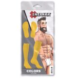 chaussettes hautes colors sneakxx jaunes 3