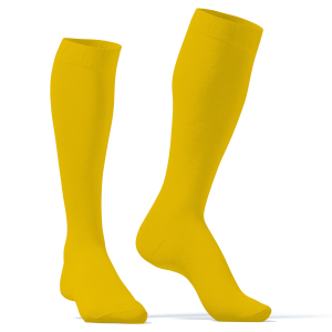 chaussettes hautes colors sneakxx jaunes