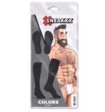 chaussettes hautes colors sneakxx noires 3