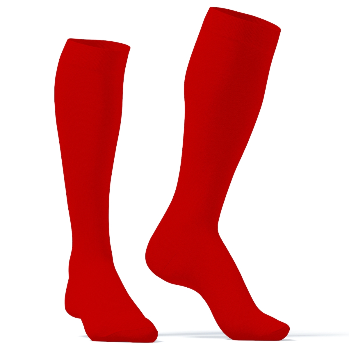 chaussettes hautes colors sneakxx rouges