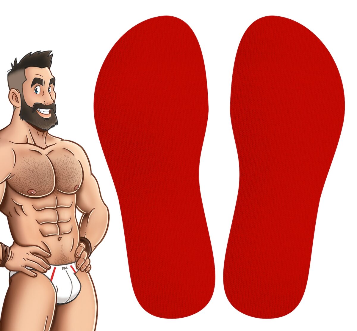 chaussettes hautes colors sneakxx rouges 2