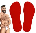 chaussettes hautes colors sneakxx rouges 2