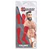 chaussettes hautes colors sneakxx rouges 3