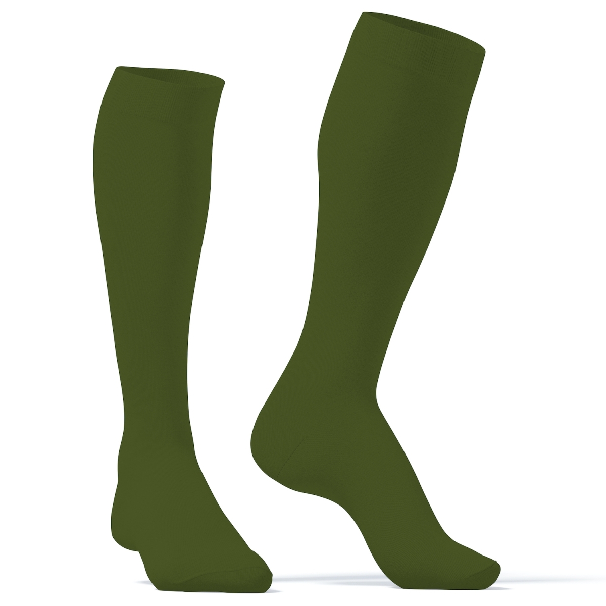 chaussettes hautes colors sneakxx vert kaki