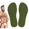 chaussettes hautes colors sneakxx vert kaki 2