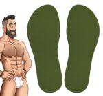 chaussettes hautes colors sneakxx vert kaki 2