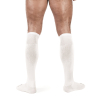 chaussettes hautes foot socks blanc 2