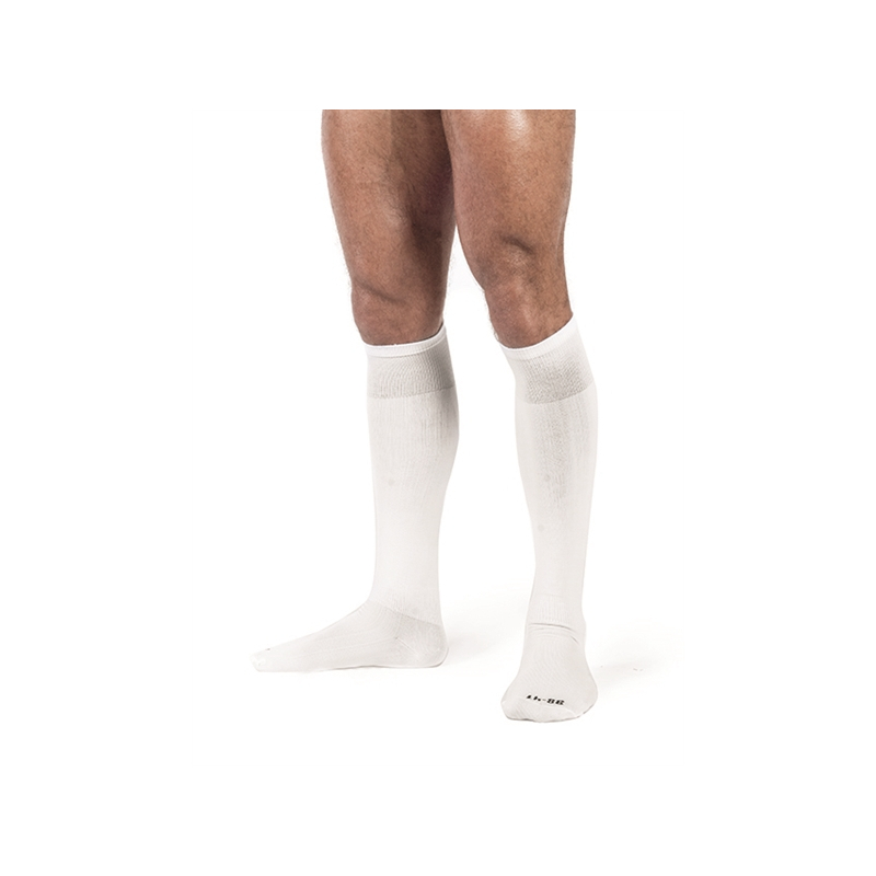 chaussettes hautes foot socks blanc
