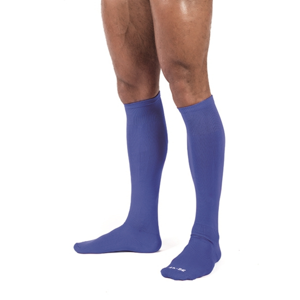 chaussettes hautes foot socks bleu