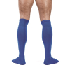 chaussettes hautes foot socks bleu 2