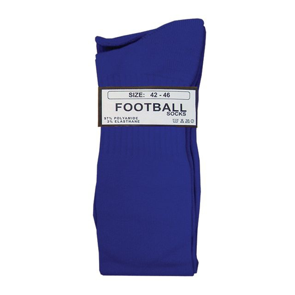 chaussettes hautes foot socks bleu 3