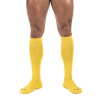 chaussettes hautes foot socks jaune 1