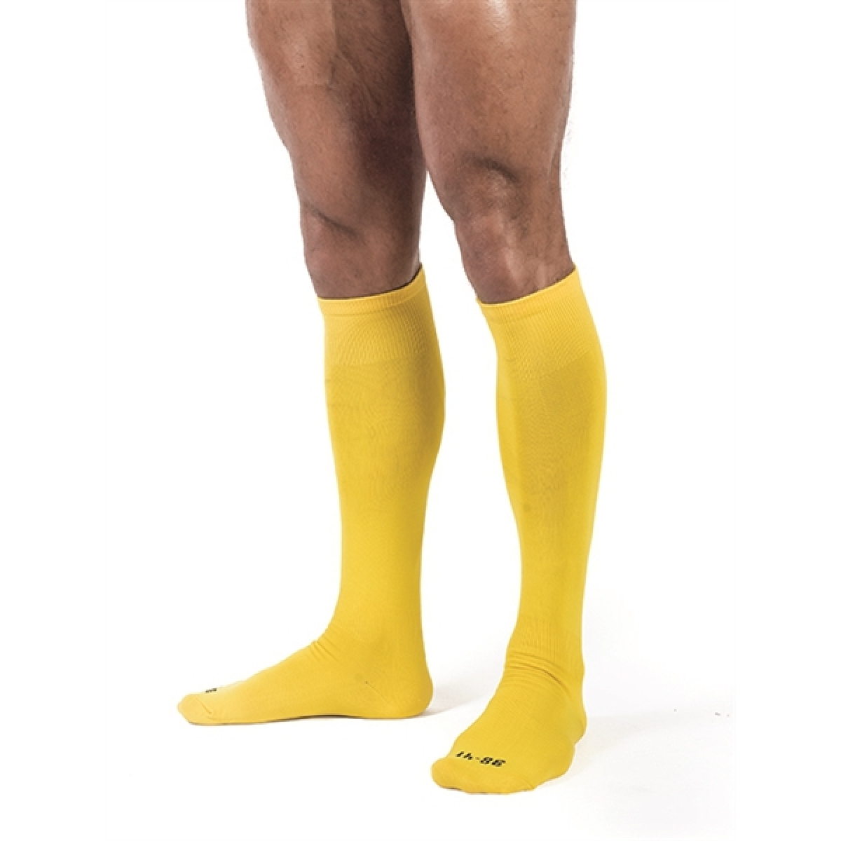chaussettes hautes foot socks jaune