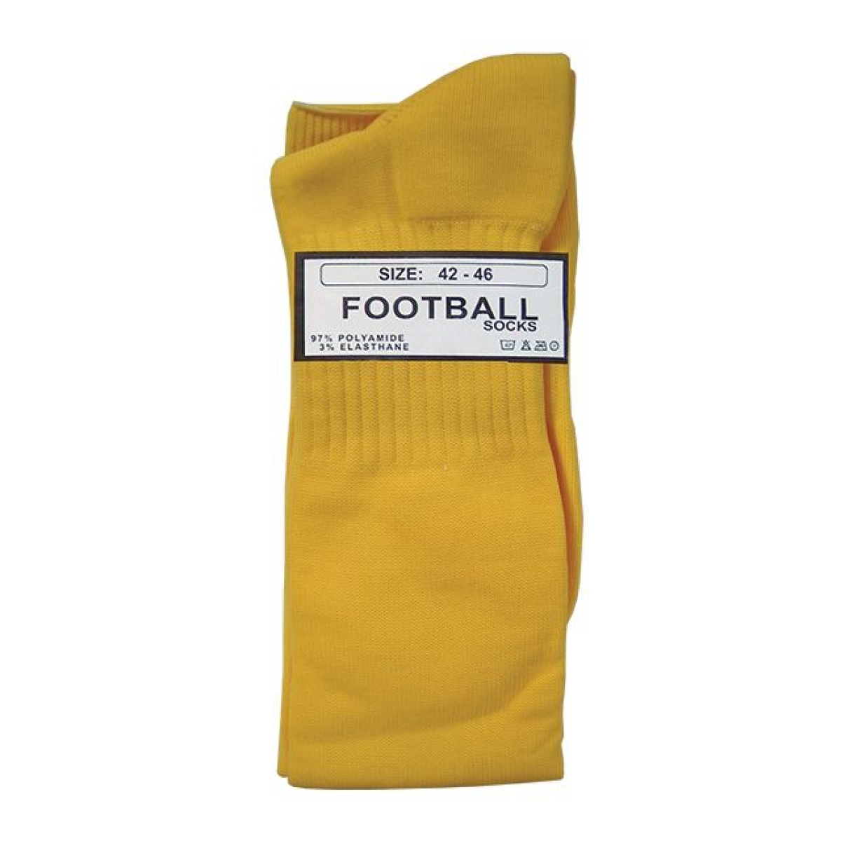 chaussettes hautes foot socks jaune 3
