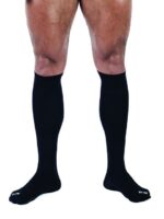 chaussettes hautes foot socks noir 1