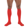 chaussettes hautes foot socks rouge 1