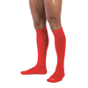 chaussettes hautes foot socks rouge