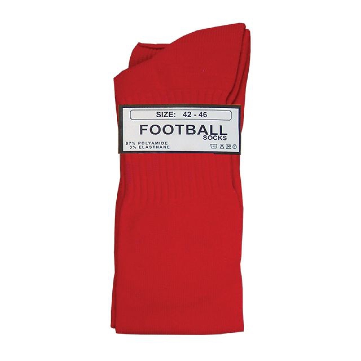 chaussettes hautes foot socks rouge 3