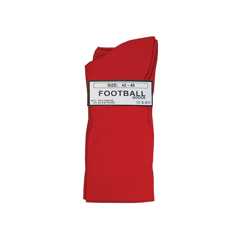 chaussettes hautes foot socks rouge 3