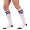 chaussettes hautes foot socks vers