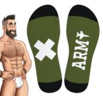 chaussettes hautes hanky army sneakxx vertes 2