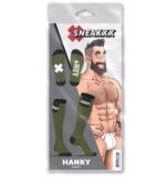 chaussettes hautes hanky army sneakxx vertes 3