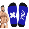 chaussettes hautes hanky fuck sneakxx bleues 2