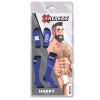 chaussettes hautes hanky fuck sneakxx bleues 3
