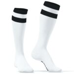 chaussettes hautes hard sneakxx blanc noir